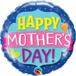 Balão Dia da Mãe "HAPPY MOTHER'S DAY" - 46cm