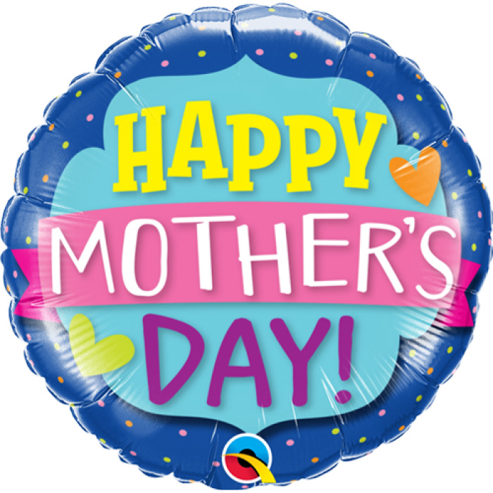 Balão Dia da Mãe "HAPPY MOTHER'S DAY" - 46cm - Image 1