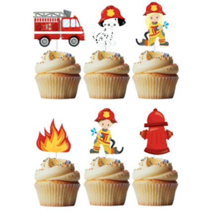 6 Topper Bombeiros