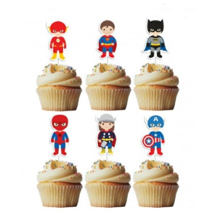 6 Topper Super Herois