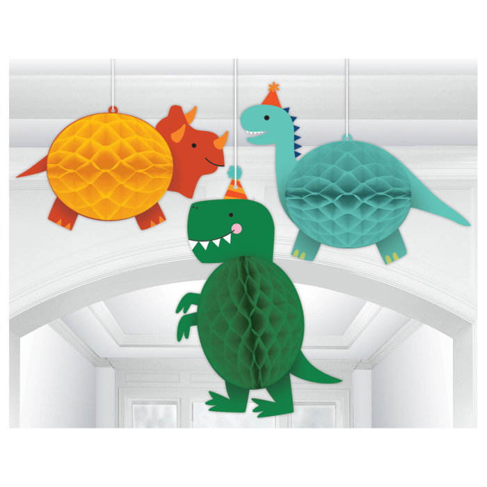 Dinossauros Figuras Honeycomb Dino-Mite Pack.3 - Image 1