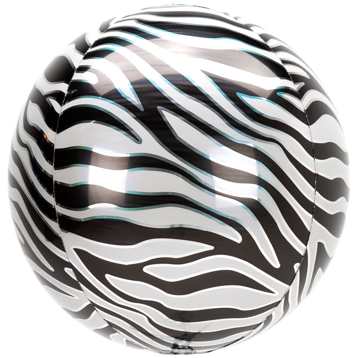 Balão ORBZ Animais Selva Zebra - 40cm - Image 1