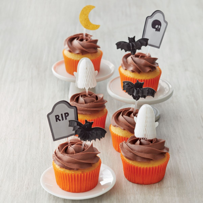 8 Decorações Cupcake Halloween - Image 1
