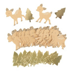 Confetis Bambi e Arvore de Natal - Pack.80