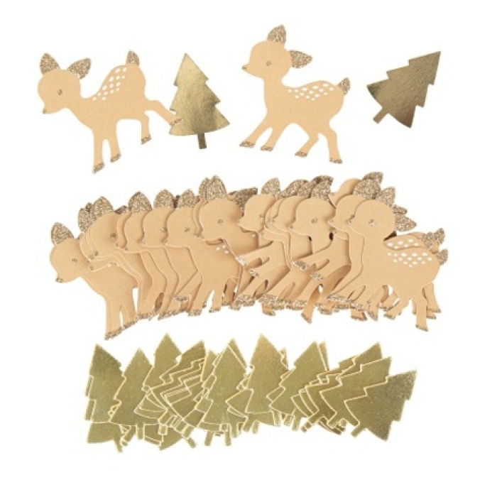 Confetis Bambi e Arvore de Natal - Pack.80 - Image 1
