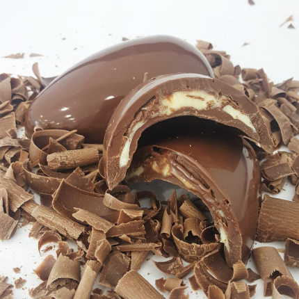 Molde de Chocolate Especial 3 Partes - Ovo Chocolate Casca Grossa 250g