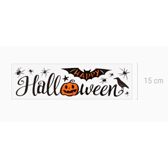 Adesivo Grande de Parede "Happy Halloween" - Image 5