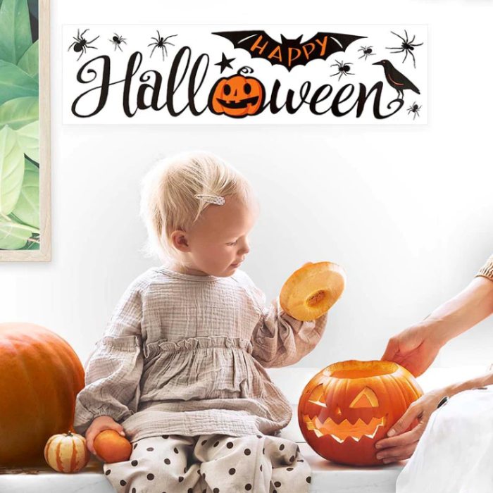 Adesivo Grande de Parede "Happy Halloween" - Image 4