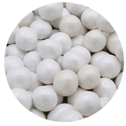 Esfera Crocante Branco - 100gr