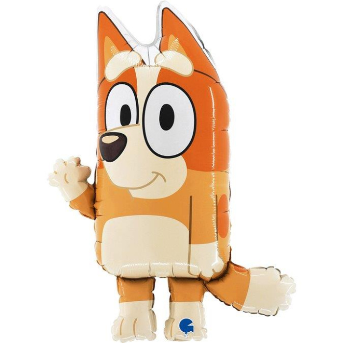 Balão Cães Bluey Bingo S.Shape - 74cm - Image 1