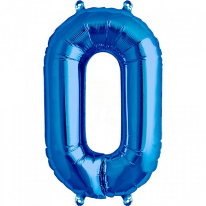 Balão Número Grande Azul Royal - 86cm - Image 3