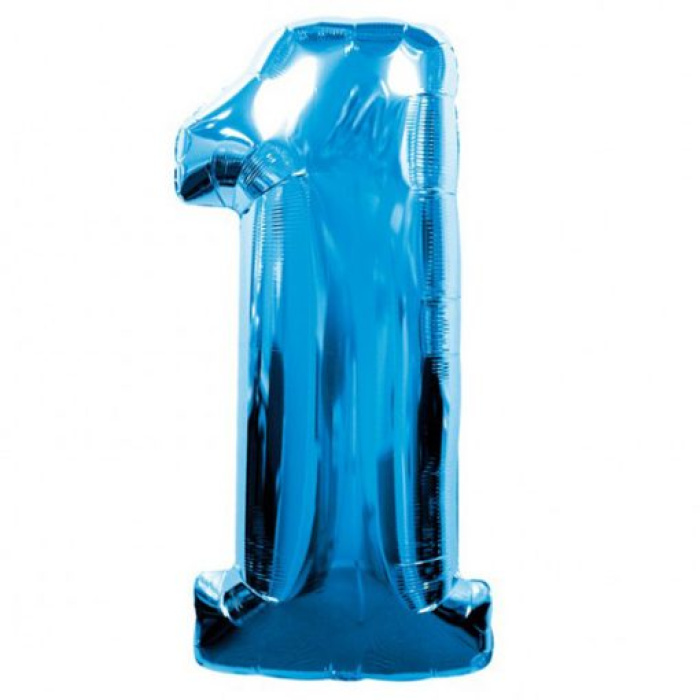 Balão Número Grande Azul Royal - 86cm - Image 4