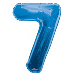 Balão Número Grande Azul Royal - 86cm - Image 10