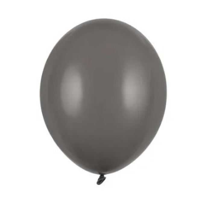 Balão Latex Cinzento - 30cm - Image 1