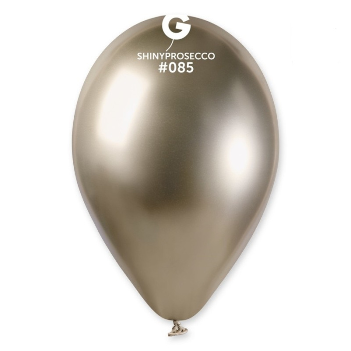 Balão Latex Cromado Champagne - 30cm - Image 1