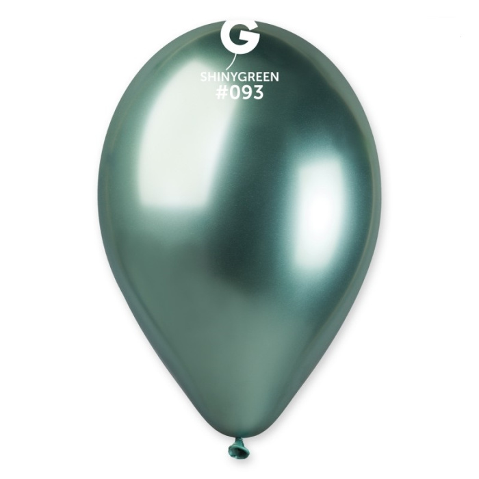 Balão Latex Cromado Verde - 30cm ( Saco 50 ) - Image 1