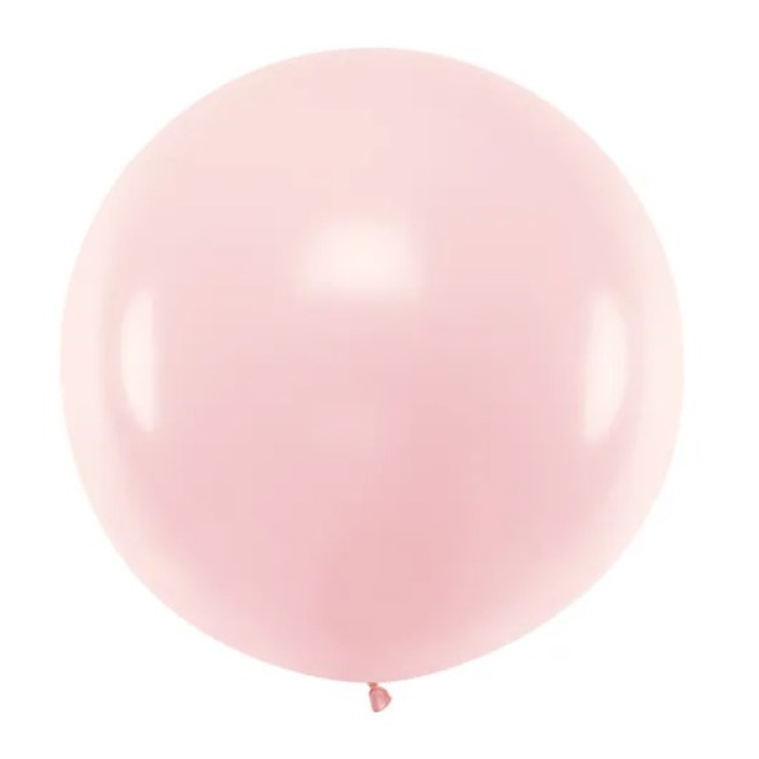 Balão Látex Rosa Pale - 100cm - Image 1