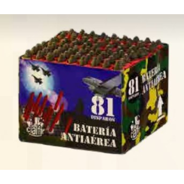 Bateria Fogo Artificio 81 Disparos - Antiaérea - Image 2