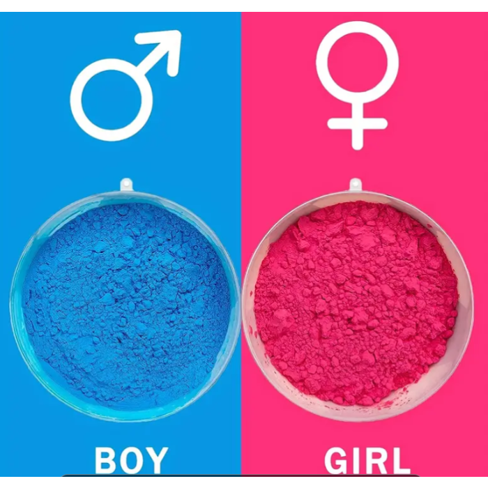 Bola Futebol de Pó Colorido para Revelação de Sexo - Image 2