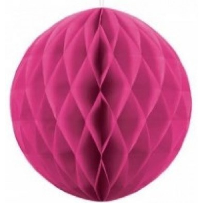 Bola de Papel Rosa Fushia - 40cm - Image 1