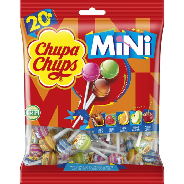 EMBALAGEM 20 MINI CHUPA CHUPS SORTIDOS - Image 1