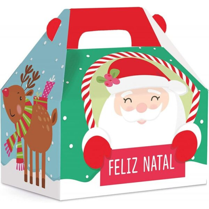 Caixa Cartolina Maleta Pai Natal - Image 1