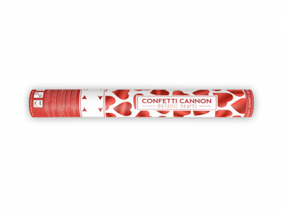 Canhão Confettis Coração Vermelho - 40cm - Image 2