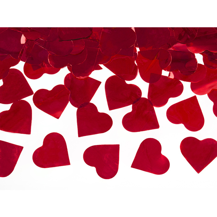 Canhão Confettis Coração Vermelho - 40cm - Image 1