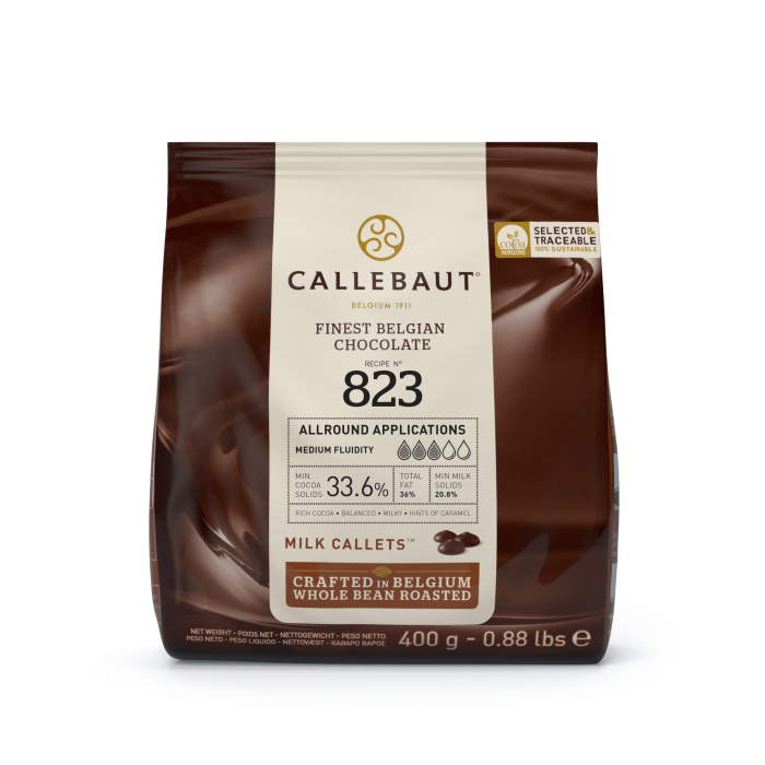 Chocolate Callebaut Leite 823 - 400gr - Image 1