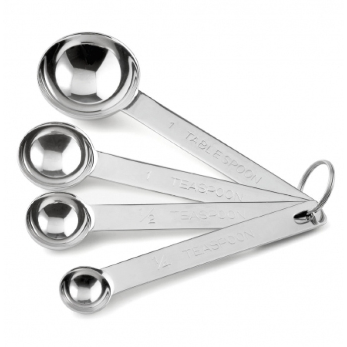 Colheres de  Medida Inox - 4 Pcs - Image 1