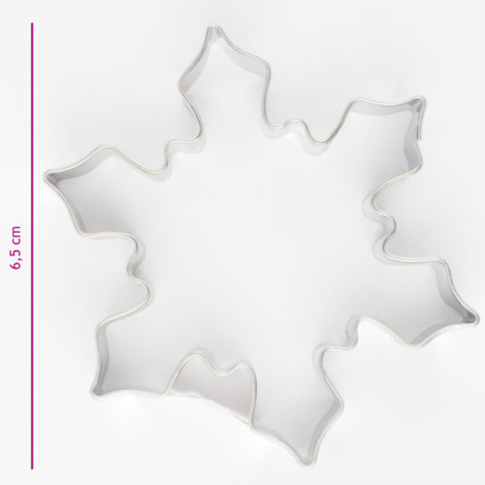 Cortante Flocos Neve - 6.5cm - Image 1