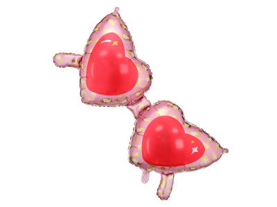 Balão Oculos Corações S.Shape -115cm