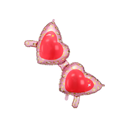 Balão Oculos Corações S.Shape -115cm