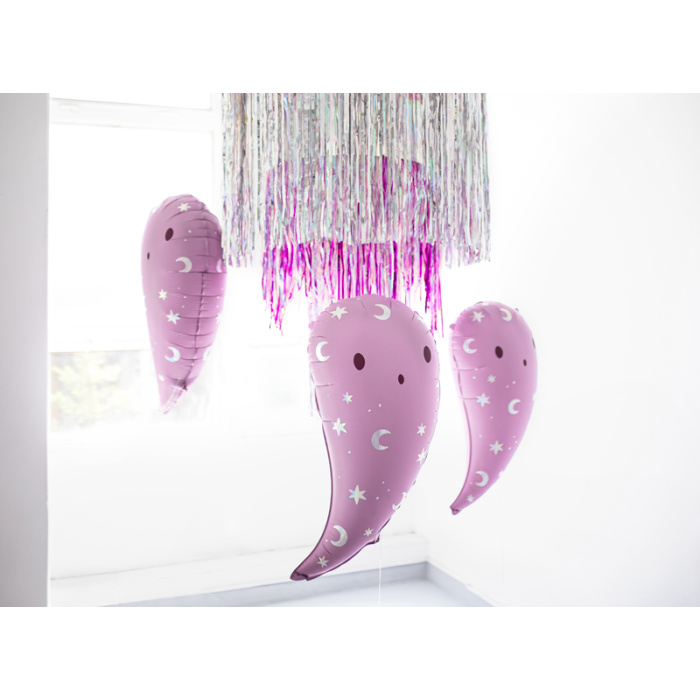 Balão Halloween Fantasma Rosa - 60cm - Image 4