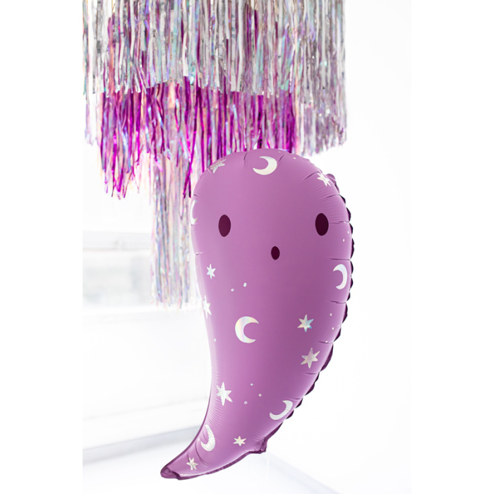 Balão Halloween Fantasma Rosa - 60cm - Image 6