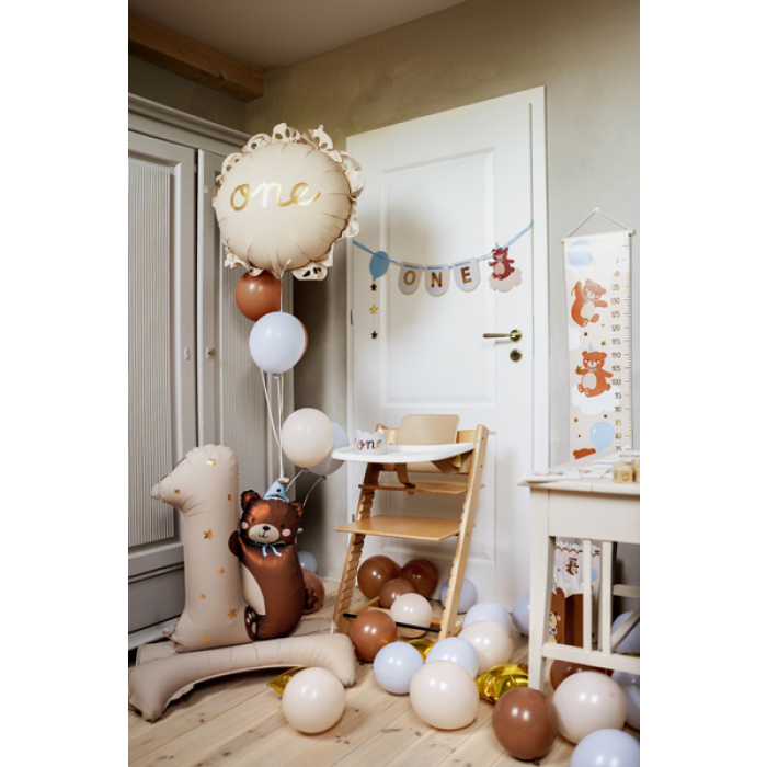 Balão Urso Numero 1 - 81cm - Image 3