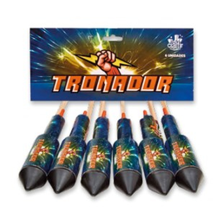 Foguetes Tronador  - 6 Unidades - Image 1