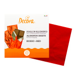 Folha Grande Papel para Chocolate - Vermelho