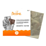 Folha Grande Papel para Chocolate Grande - Prata