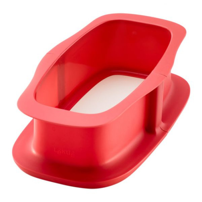 Forma Silicone Retangular com prato de cerâmica 24cm - Lékué - Image 5