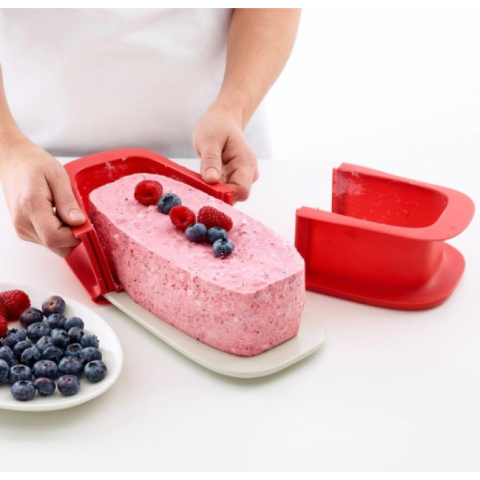 Forma Silicone Retangular com prato de cerâmica 24cm - Lékué - Image 2