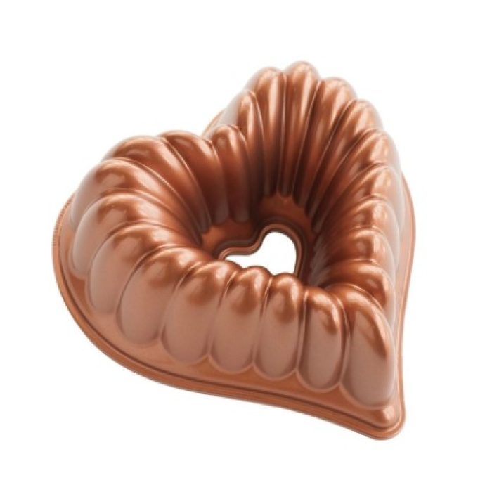 Forma de Bolo Bundt Elegant Heart (Coração) - NORDIC WARE 10.75"L x 10.5"W x 3.625"H - Image 2
