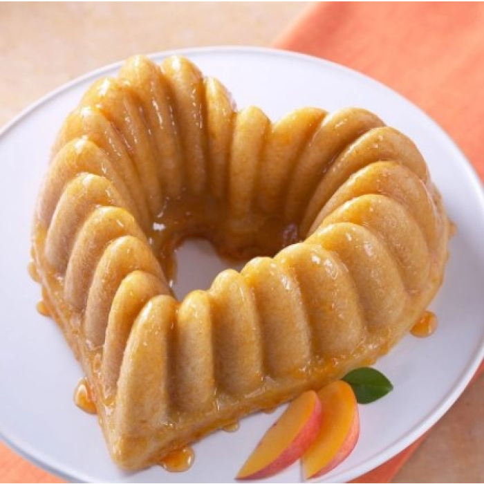 Forma de Bolo Bundt Elegant Heart (Coração) - NORDIC WARE 10.75"L x 10.5"W x 3.625"H - Image 1