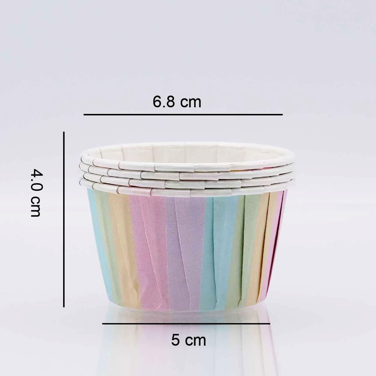 medidas Forma de Papel Arco Iris - Pack 24 - Image 2