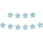 Grinalda BabyShower Estrelas Azul