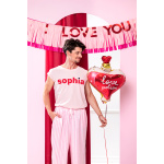 Banner Franjas Tassel Rosa "I LOVE YOU" - 2.50mts - Image 2