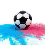 Bola Futebol de Pó Colorido para Revelação de Sexo - Image 7