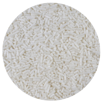 Granulado Branco Brilhante - 250Gr
