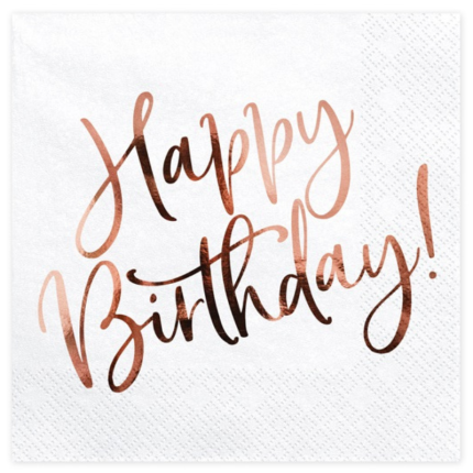 Guardanapos Happy Birthday! 33cm