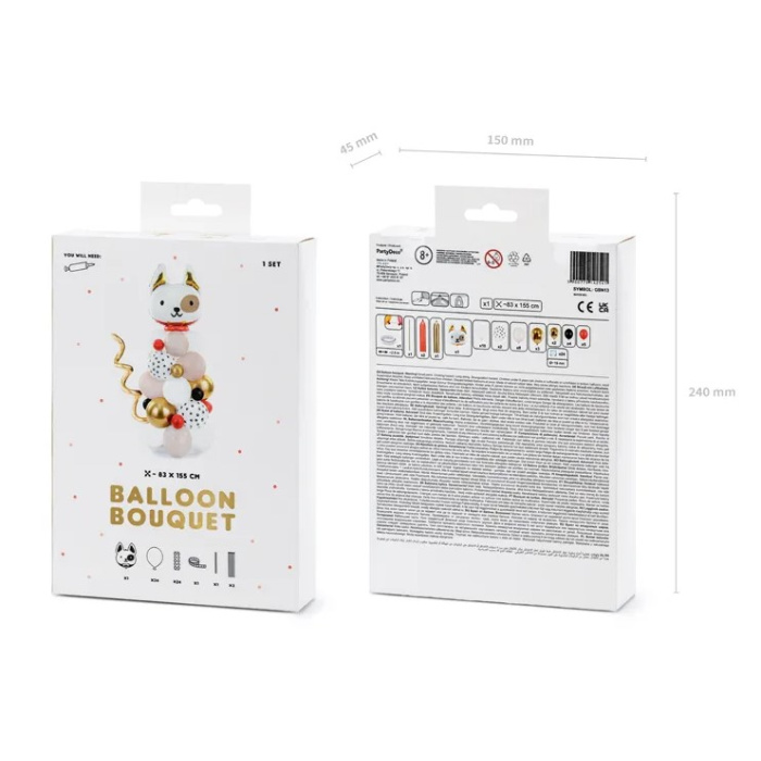 Kit Torre Balões Cãozinho 140cm - Image 3